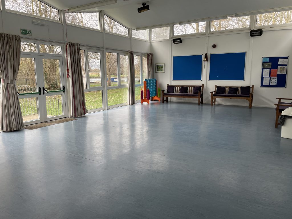 Paxmead main hall - spacious area with access to grounds